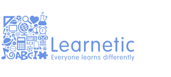 Learnetic blue logo