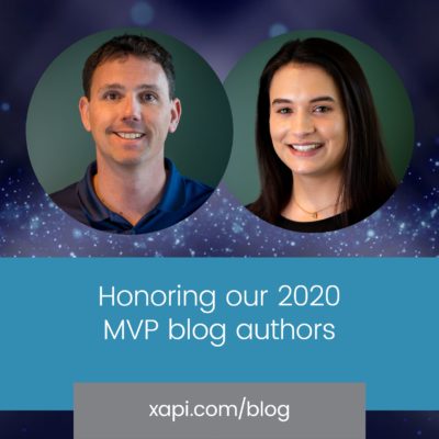 xapi blog 2020 MVP authors